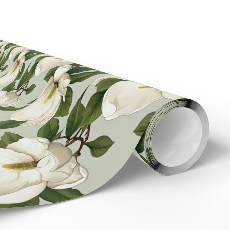 Sweet Southern Magnolia Wrapping Paper - Magnolia Blooms Wrapping Paper ...