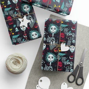 Juice Up Your Christmas-inpakpapier: een speelse macabere vakantie