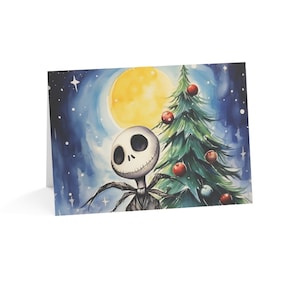 The Christmas Nightmare Skeleton Christmas Card