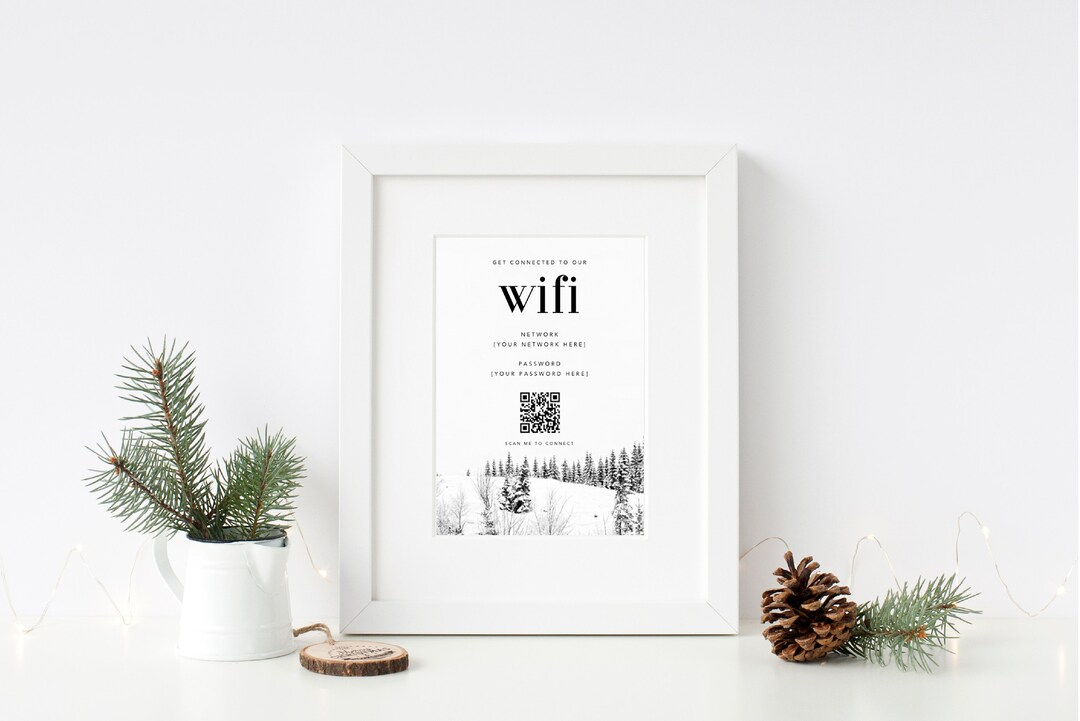 Editable Wifi Password QR Code Sign Airbnb Wifi Sign Guest Wifi editable-wifi-password-qr-code-sign-airbnb-wifi-sign-guest-wifi