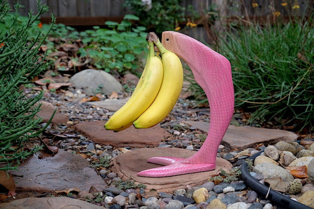 Banana Hanger Banana Holder Pink Fish Etsy