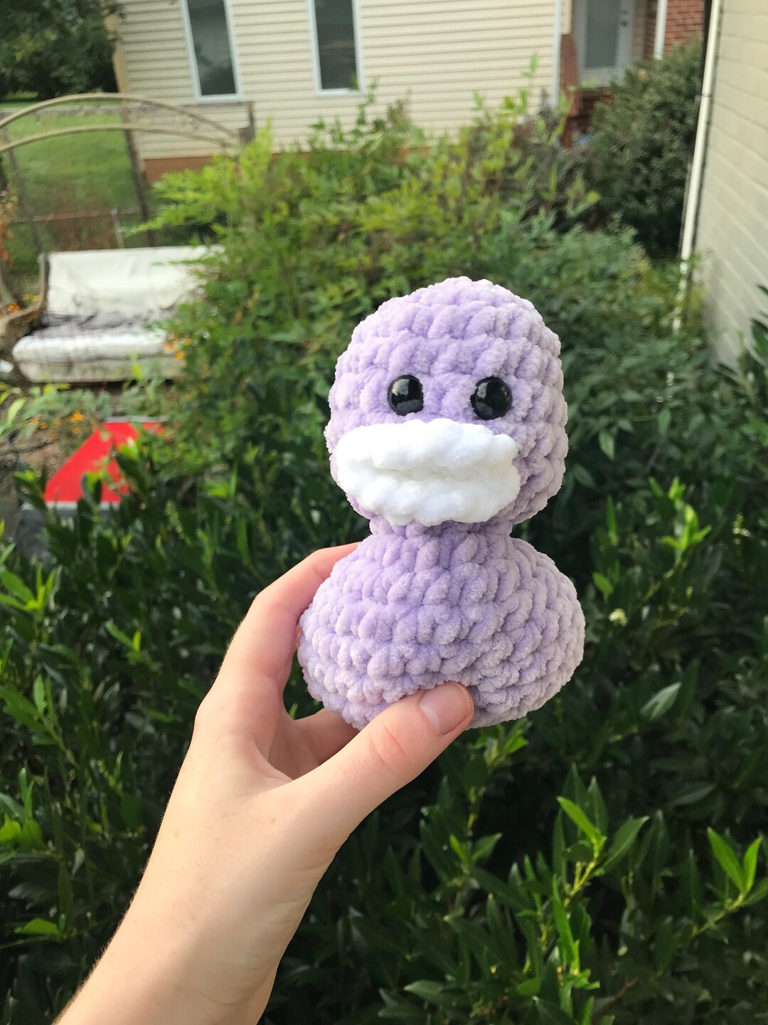 Crochet Rubber Duck Plush Etsy