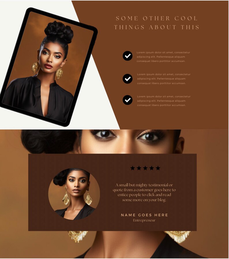 Beauty Product Sales Page Website Template Bold theme image 10