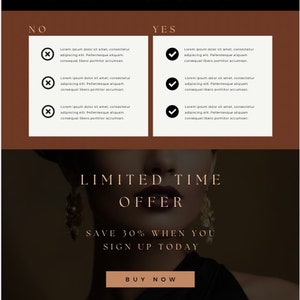 Beauty Product Sales Page Website Template Bold theme image 4