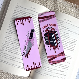Thriller Bookmark, Mystery Bookmark, Thriller Lover Bookmark, True Crime Bookmark