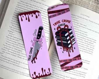 Thriller Bookmark, Mystery Bookmark, Thriller Lover Bookmark, True Crime Bookmark