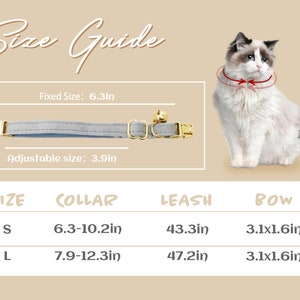 Personalized Velvet Cat Collar, Custom Luxury Cat Collar Bowtie Leash Set, Custom Engraved Kitten Name Safety Buckle, Custom Pet Collar Gift image 5