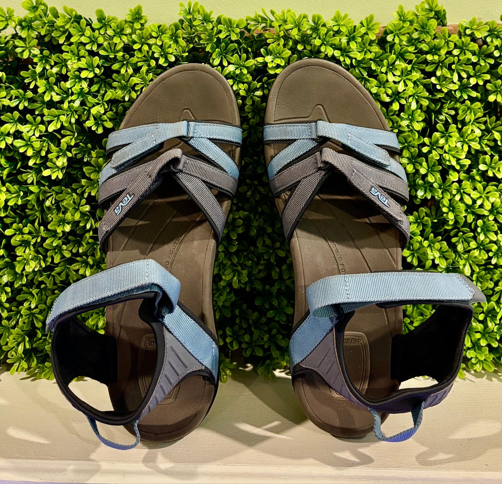 Vintage Y2K Teva Wraptor Sport Sandals Men\'s Size 9 White Blue Yellow Hiking Men main image 2