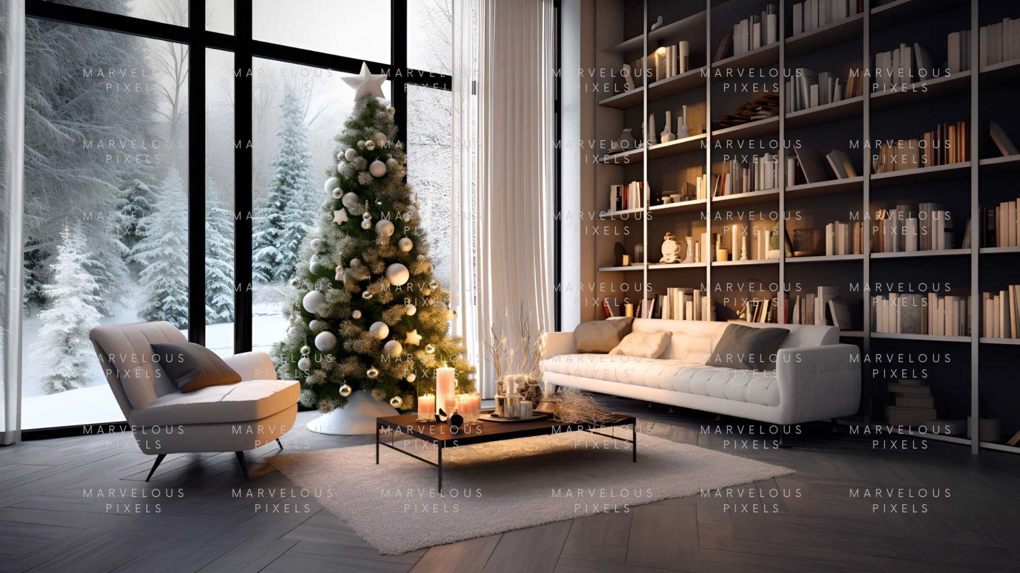 Zoom Background Christmas Zoom Virtual Background Backdrop Etsy