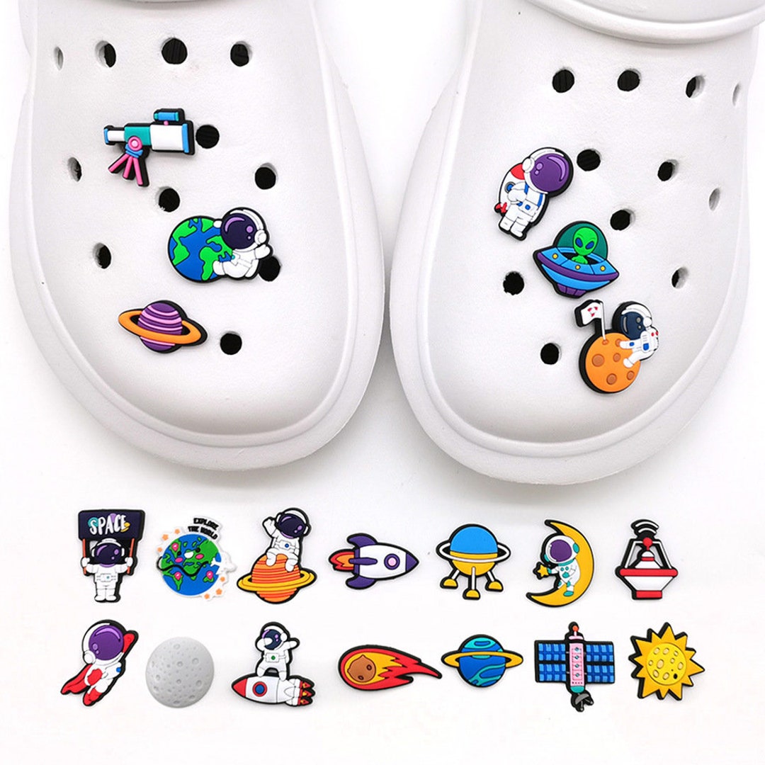 Astronaut and Space Theme Shoe Charms Set Cosmic Shoe Decorations for ...