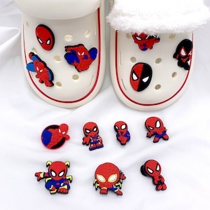 Spiderman Croc Charms, Superhero Croc Charms, Shoe Charms 