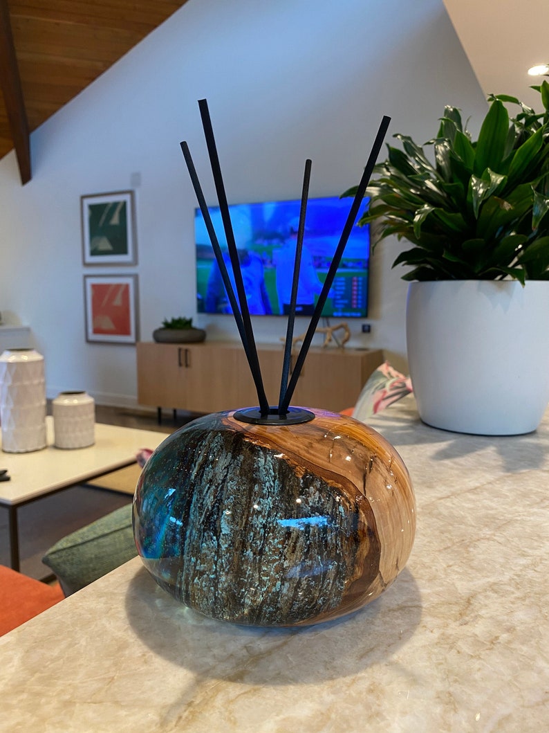 Reed Diffuser, Home Fragrance, Wooden Diffuser, Wood Reeds, Shelf Decor