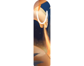 Metal Bookmark - Epic Monster Battle Design