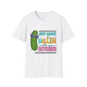 Funny Dill Pickle T-Shirt, Gift for Friends, Casual Wear, Party Shirt, [...]