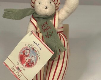 2002 Hallmark Bunnies By the Bay Plush Rabbit Doll - Joy Phil