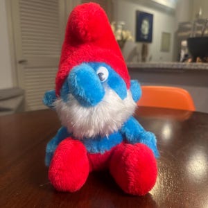 1979 Smurf Plush - Etsy