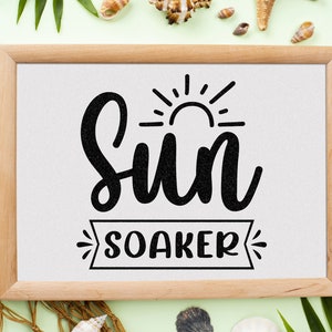 Summer Vacation Svg Bundle, Beach Quotes Png, Commercial Use Holiday Cut File For Cricut, Silhouette Art, Instant Digital Download Clipart