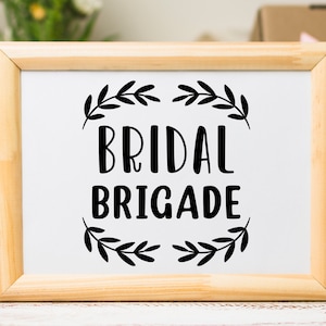 Bachelorette Svg Bundle, Bridal Shower PNG, Commercial Use Maid of Honor Svg, Bridal Party Silhouette Design, Cut Files For Cricut, Clipart