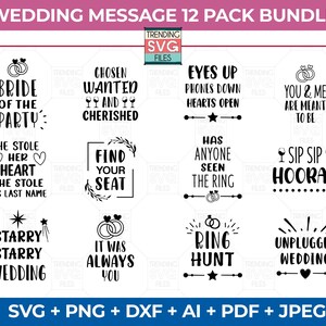 Funny Wedding Svg, Commercial Use Cricut Cut File For Engagement, Bride Groom Svg Bundle, Silhouette Dxf Bachelorette Party, Wedding Clipart