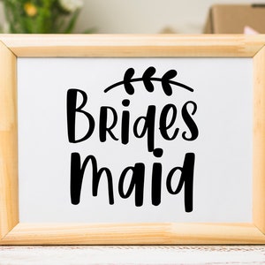 Bridesmaid Svg, Commercial Use Bride & Groom Cut Files For Cricut, Bridal Shower Silhouette Dxf, Bachelorette Party Bundle, Wedding Clipart