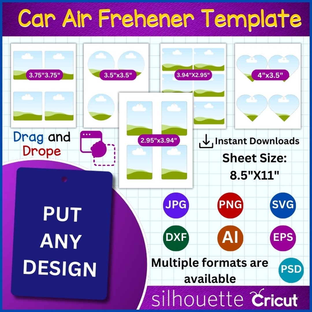 Car Air Freshener Template ,blank Air Freshener Template Air Freshener