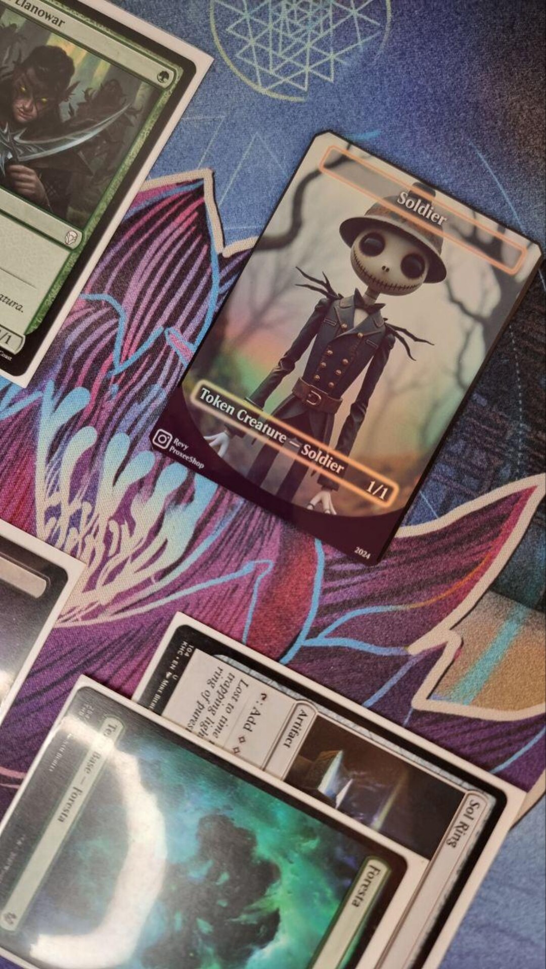 Tim Mtg MTG Token Set Tim Burton Inspired Gothic Art - Etsy