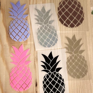 Pineapple Decal - Holographic - Metallic - Sparkle - Rainbow - Chrome - Pineapple - Car Decal - Tumbler Decal - Decal