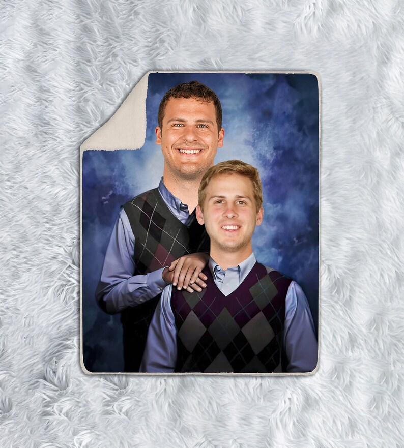 Jared Goff Sam Laporta Step Brothers Blanket Detroit Lions Merch Step