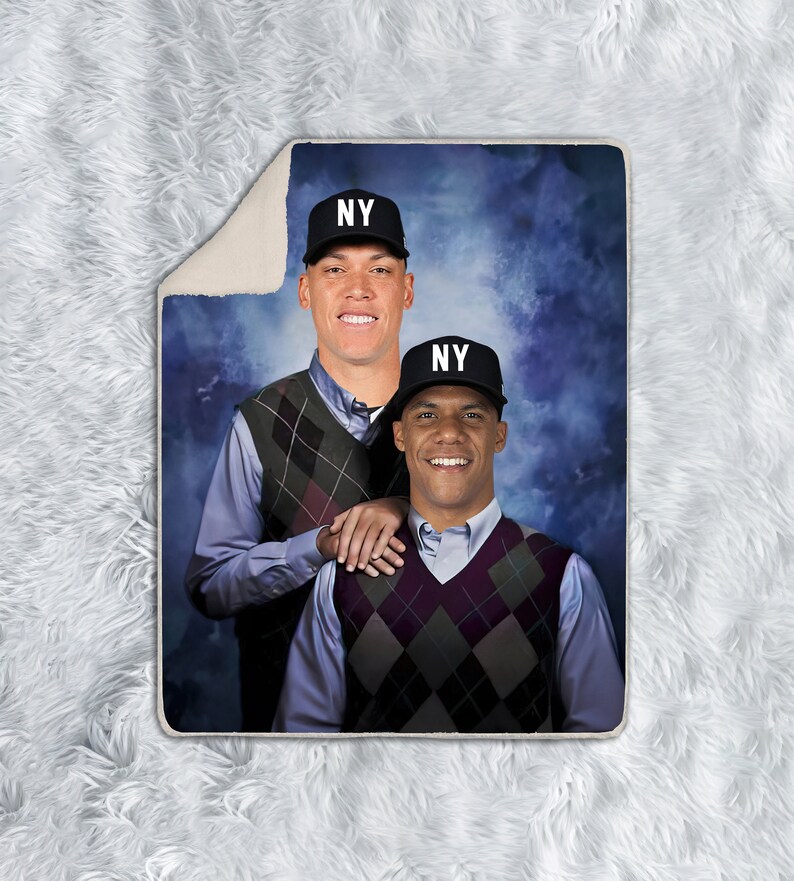Aaron Judge Juan Soto New York Yankees Blanket Yankees Merch Step