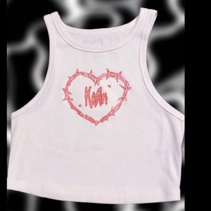 Love KoRn Embroidered Top