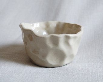 SAMPLE organic bowl handmade ceramic snack bowl trinket dish studio pottery ceramics gift for her housewarming gift hostess wabi sabi decor
