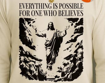 Diseño de camiseta cristiana urbana: Jesús (SVG y PNG)