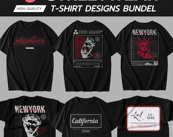 Urban Streetwear Graphics for T-Shirts – Digital Files