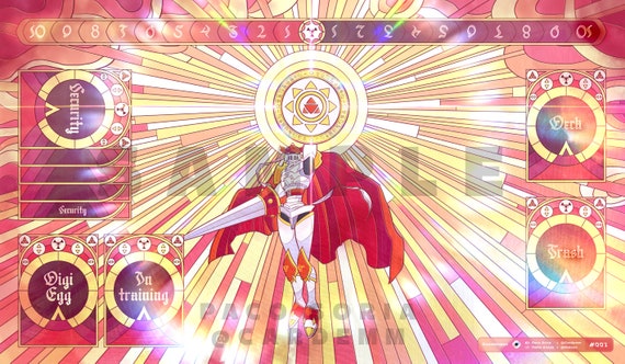 Gallantmon Playmat for Digimon TCG