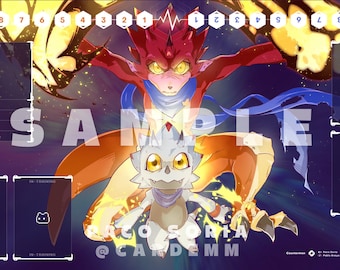 Gammamon & BetelGammamon Playmat for Digimon TCG
