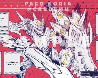 Ragnalordmon Playmat for Digimon TCG