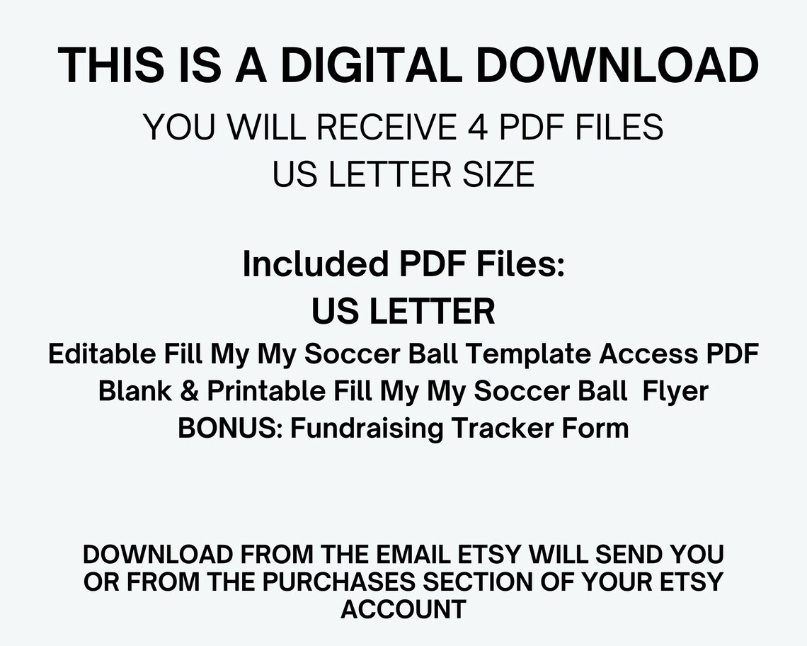 Editable Soccer Ball Fundraiser, Soccer Fundraiser, Soccer Team ...