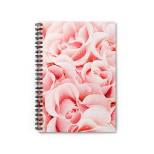 Spiral Rose Design Notebook Journal - Ruled Line