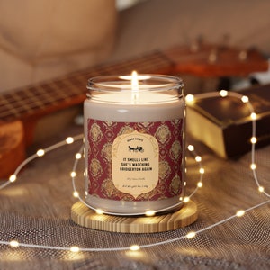 Bridgerton inspired candle, Lady Whistledown,TV show, Gift for Her, Rewatching Favorite Show, Scented Candle, 9oz