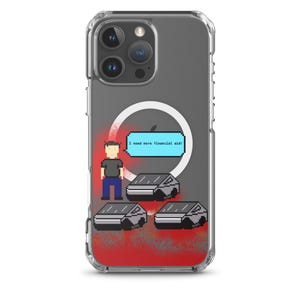 Greedy Elon MagSafe® clear case for iPhone®