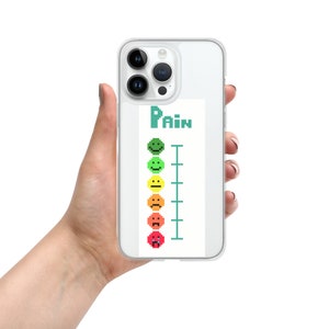 Pain Scale Clear Case für iPhone®