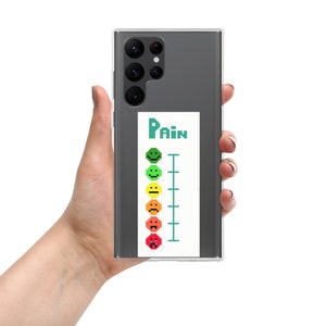 Pain Scale Clear Case für Samsung®