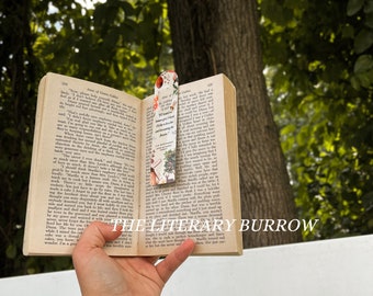 Anne of Green Gables Bookmark, Anne of Green Gables Quote, Bookmarks, Cottagecore, L.M. Montgomery Quote, Aluminum Bookmark, L.M. Montgomery