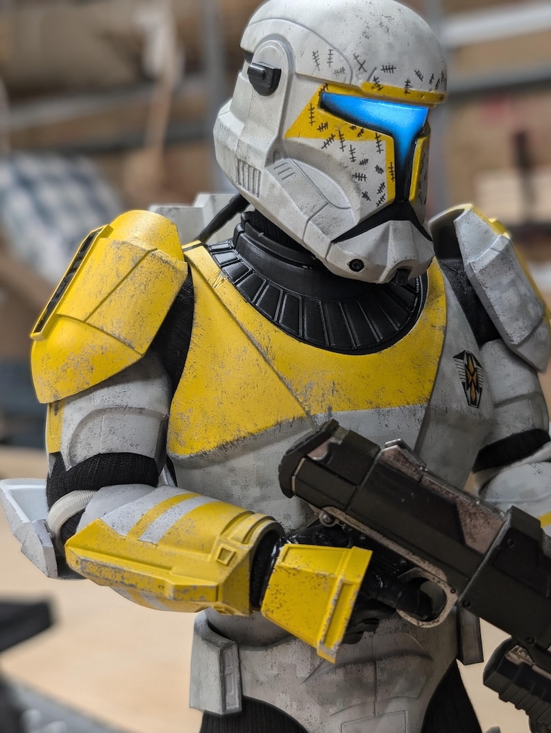 1/6 Custom Republic Commando Light up Helmet ONLY for Custom Action ...