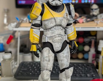 Figura intera di un soldato clone commando della Repubblica 4.0 personalizzato in scala 1/6 - Italia