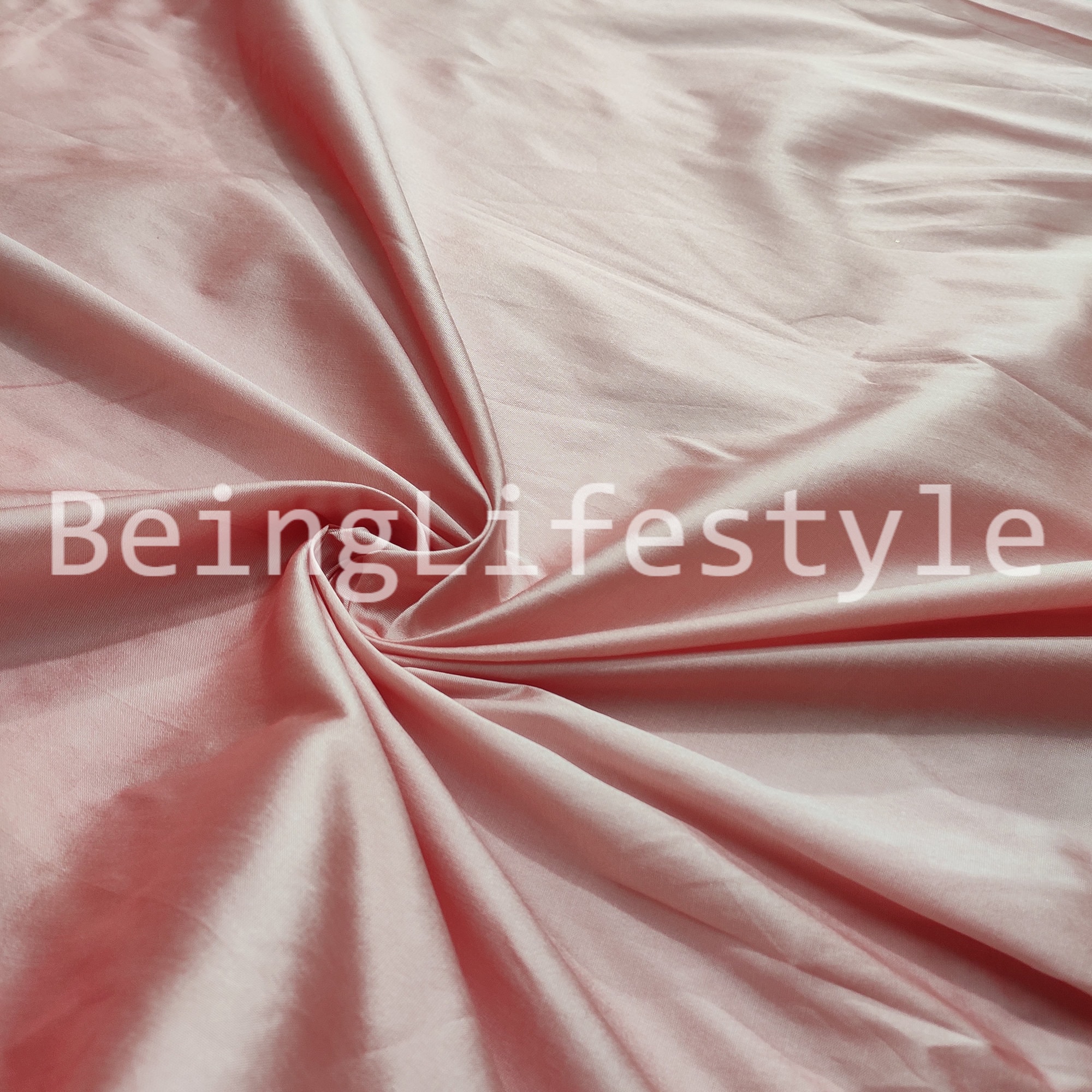 Rose Pink Taffeta Fabric, Rose Pink Taffeta Gown Fabric for Dresses by ...
