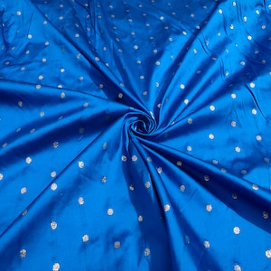Bedruckter Taft-Stoff, Blauer Taft-Gewebe, Gedruckter Taft-Kleiderstoff, Polyester-Taft-Stoff Für Party- und Hochzeitskleider durch die Yards