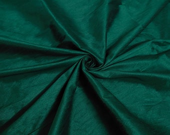 Smaragd Grün Dupionseide Stoff, Grüner Dupionie Kleid Stoff Für Kleider Durch Die Yards, Faux Dupioni Grüner Seidenstoff, Vorhang Dupionie Stoff
