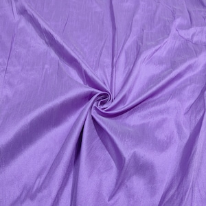 Tela dupioni lavanda claro, tela dupioni morada para vestidos por metros, tela de seda dupioni morada sintética, tela dupioni para cortinas