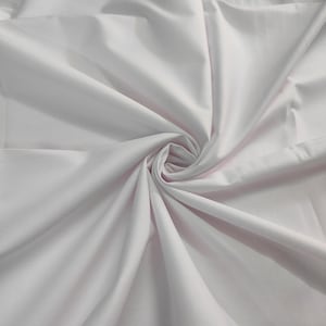 Cotton Fabric, White Cotton Fabric, Pure Cotton Fabric By The Yards, Pure White Cotton Fabric For Dresses and Decorations By The Yards